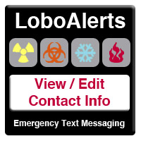 View and Edit Your LoboAlerts Contact Information graphic